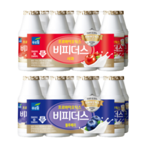 푸르밀 비피더스 사과 130ml x 16개입 + 블루베리 130ml x 16개입, 단품, 40개