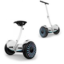 세계일주 스쿠터 성인 전동 이륜 밸런서 다용도 휴대용, 54v 전원 오프로드 모델, 빛나는 바퀴 진주 흰색