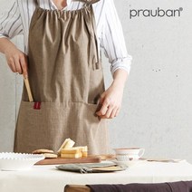 기타 바보사랑[차앤코코](차앤코코) 프라우반 샤블리 체크앞치마, 카키