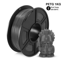 PLA필라멘트 3D 프린터 TPU PCL PETG 3D펜 프린터 레진 저온 pla 실크 pla plus petg 3d 인쇄 필라멘트 fdm3d 용 3d 필라멘트 pla 1kg, 펫그레이 1kg