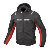 오토바이 방한 자켓 바이크 겨울 상의 코미네 이너내피 CE보호대 JK-5961, N-BLACK-RED-2XL