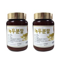 녹두분말 녹두 건강분말 선식 약령시장 150g 2통, 단품, 단품