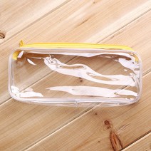 슬림 다용도 파우치 화장품 필통 샤워 물놀이 투명