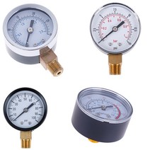 연료 공기 오일 가스 용 저압 게이지 1 개 수유 측정 직경 22/25/40/50mm, 0-12 Bar 0-170 Psi