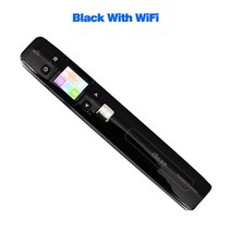북스캐너 북스캔 책스캔 셀프북스캔 휴대용 사진 스캐너 iScan A4 와이파이 1050 USB 책 핸드헬드 문서, 02 Black