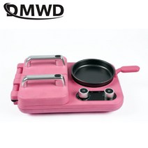샌드위치 쿠커 양면 토스트 핫샌드위치 메이커 110V/220V 파니니 샌드위치 메이커 아침 식사 스테이크 그, 06 no cook pot pink_03 UK