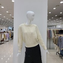 지컷 지컷 진주 장식 니트 풀오버 722245000606