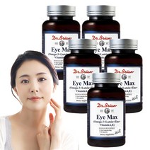 눈건강 눈에 좋은 영양보충용제품 닥터브라이언 루테인 오메가3 아이맥스 60캡슐 아연 비타민A 비타민E, 5개
