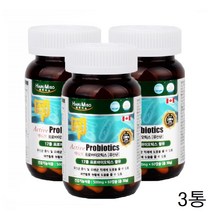 하루미소 액티브 프로바이오틱스 100억 캐나다 캡슐유산균 60캡슐 3통