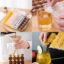 10P 아이스큐브백 얼음틀 캠핑용 얼음팩 일회용 비닐틀 아이스트레이 찜질팩, 단품