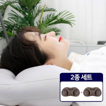 린더스위스 삼삼한 기절베개 커버 + 세탁망 + 더스트백 2개 세트, 딥그레이+딥그레이