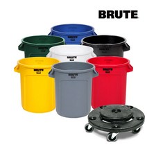 [브루트] BRUTE 벤티드 121L+돌리(저소음) 세트, 저소음, 그레이