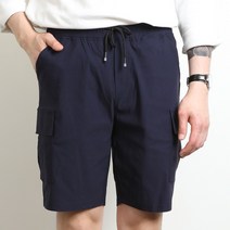 자코모 남성용 여름 카고포켓 스판 밴딩 반바지 JC2720