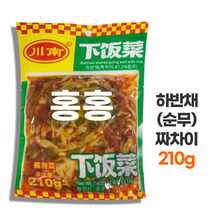 홍홍 중국식품 촨난 하반채 짜차이(봉지) 210g 짜사이 중국반찬 천남 중국김치 순무 촨남, 1개