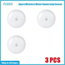 누수탐지기 Aqara-센서 IP67 물 침수 센서 누출 감지기 샤오미 홈 원격 경보 보안 적외선, 03 3pcs