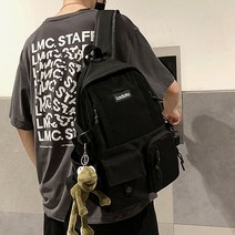 비투비월드 캐쥬얼 앤 데일리 백팩(블랙) 학생 여행용 노트북가방