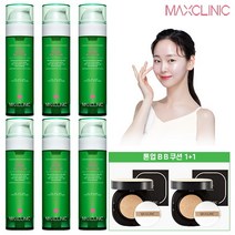 200044 맥스클리닉 시카 바이옴 오일 폼 110g x 6 +톤업 비비 쿠션 13g 2