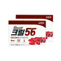 크릴56 크릴오일, 30정, 2개