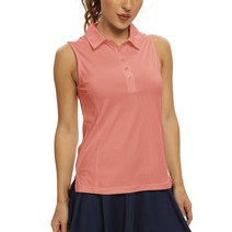 Upf 50+ 여성 폴로 셔츠 민소매 운동 탱크 탑 퀵 드라이 웨어 tenis tshirts 골프 스커트