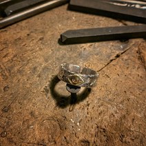 행운 포인트 우정 커플 호루스의 지배 수제 눈 실버 반지 트렌드 패션 남성과 여성 보석 액세서리