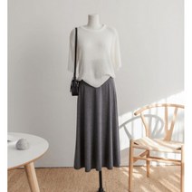 [바보사랑] 여성 H라인 치마 스커트 여름 비비드 밴딩 플레어