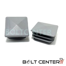 PVC 사각캡 사각파이프 마감캡 파이프마감 각파이프캡, 사각캡 회색 125X75=1개