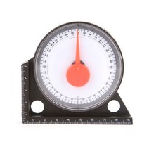 경사 경사계 돌출기 각도 각도 기울기 틸트 레벨 미터 클리너 게이지 위트, 검은색, 1개