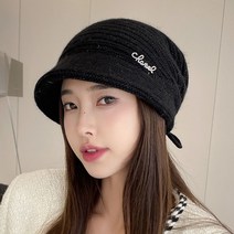 여성 털 모자 끈 조절 보온 방울 귀달이 겨울 곰돌이 장갑 군밤 아기 목도리 털실 여자 비니 니트 귀마개 할머니 밍크