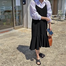 핫핑 셀퍼 뷔스티에롱원피스