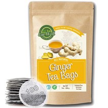 Eat Well 백리향 잎 티백 100봉지 벌크 사이즈 1.5g 5.3온스 100% 천연 잎차 가정 또는 사무실용 차 허브 티 선물 100개 재밀봉 가능한 팩