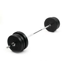 바투스포츠 역기세트 14-40kg 바벨 원판 + 역기봉 세트, WB-1040A / 40KG, 역기봉 - 대봉 (1700mm/8KG)