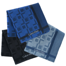 CalvinKlein 캘빈클라인 블럭체크 남자명품손수건