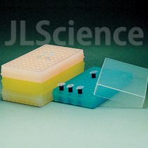 [JLS] Two-Way Microtube Rack -96 홀 (마이크로튜브랙 / 냉동가능 증기멸균가능 덮개포함)