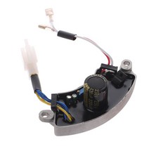 2KW 발전기 AVR 자동 전압 조정기 250V 220uF 알루미늄 베이스 커버 6 와이어, 한개옵션0