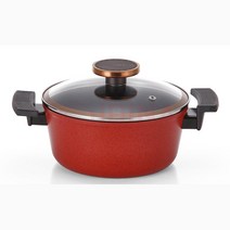 튼튼한 세라믹코팅 펜션 민박 주방 냄비 인덕션가능 잘넘치지않는 1인가구, 전골 24cm