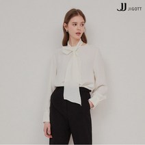 JJ지고트 턱 셔링 플랩 퍼프 블라우스 GM2A0BL23