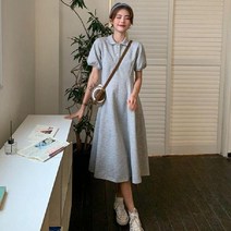 해외여름 바캉스룩 비치웨어 면 30대 원피스 10대 20대 40대 편한 임산부룩 휴가 휴양지룩 카라 면 드레스