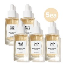 허브노트 프로폴리스 아쿠아 글로우 앰플, 45ml, 5개