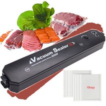 닝타우스 가정용 진공포장기 본체+밀봉팩 10pcs, 진공포장기+밀봉팩 10장