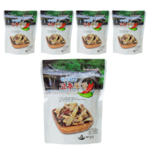 바다샘 매콤바삭 고추부각 40g, 5개