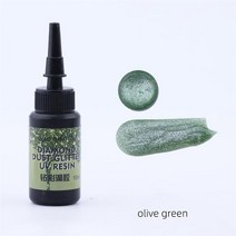 에폭시레진 24 색 10ML UV 수지 접착제 키트 드릴 플래시 에폭시 세트 자외선 경화 DIY 진주 광택 보석 만들기 용품, [22] 7