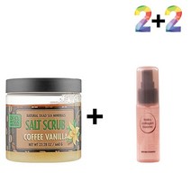 발 모공 등드름 뒷꿈치각질 바디 각화증 왁싱후관리 때필링 뚝닭살 팔 커피 사해소금 각질제거 스크럽 때타올, 쿠팡1 커피바닐라스크럽 2개_케어나이트크림 2개, 쿠팡1 본상품선택