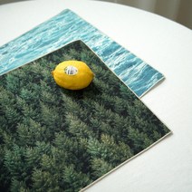 포토 패브릭 테이블 매트, 잔물결