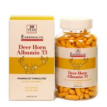 알부민33 220정 녹용 알부민 미국 에버헬스, 1개