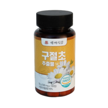 해썹인증 국내산 구절초 추출물정 500mg x 100정 선모초효능 생리불순 여성건강관리, 1개