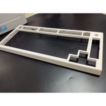 키보드 스킨 덮개 커버 75V3/75V5 기계식 스페셜 새 버전 어퍼 케이스 (노브 포함) 블랙 화이트 겨울 멜론 호환 Ik75/SK75, 75V5 White