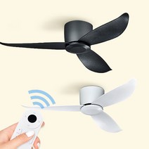 다온조명 저소음 슬림 실링팬 46인치 (리모컨포함) 저전력 BLDC모터 천장형선풍기, 화이트