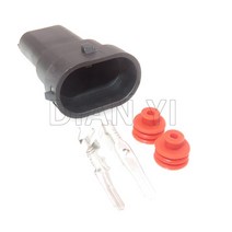 링브로워 유선송풍기 산업용 블로어 엔진 BLOWER 공업용환풍기 1 세트 2 웨이 자동 안개 램프 플라스틱 하우징 방수 와이어 소켓 케이블 12124819 12124817 H8 H, [02] 1 Set Male