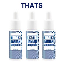 댓츠 잔잔 앰플 I 탈모 완화 기능성 THATS JANJAN AMPOULE 9ml 잔잔앰플 + 퍼스널마켓 사은품, 댓츠 잔잔 앰플 X 3개