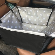 고양이 창문 해먹 창틀 원룸 윈도우 창문형 침대 방수 애완 동물 캐리어 dog car seat cover mats 방석 운반 for dogs transportin perro, 회색 발자국, 60x35x50cm, 협력사